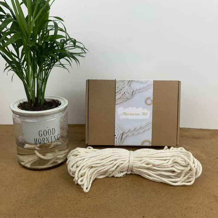 أدوات يدوية من خيوط القطن المكرمية  ,Macrame cotton thread hand tools