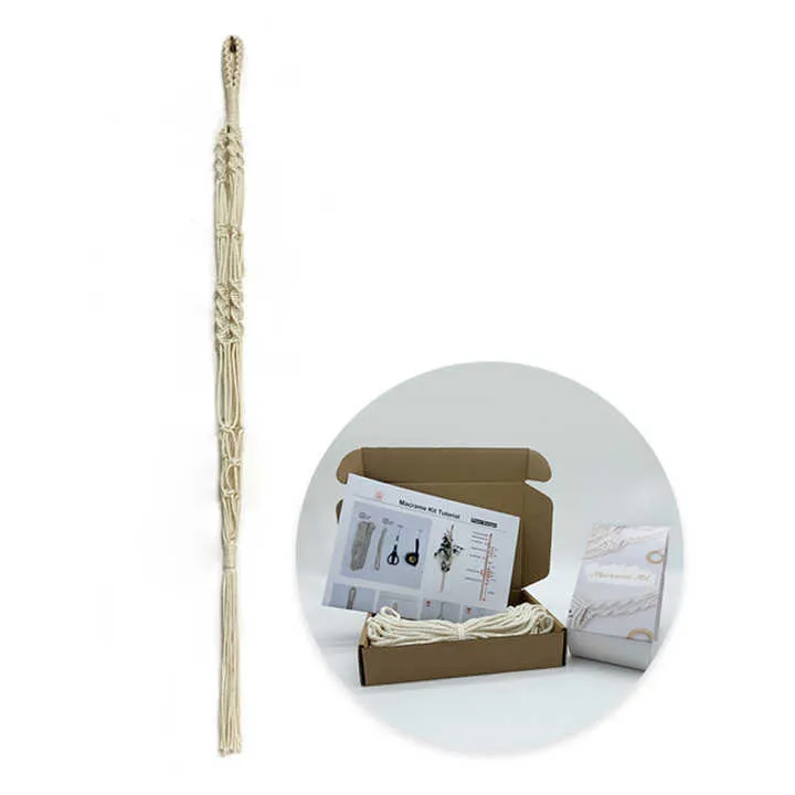 أدوات يدوية من خيوط القطن المكرمية  ,Macrame cotton thread hand tools