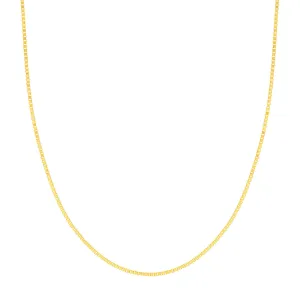 1.2mm Box Chain with Lobster Lock
