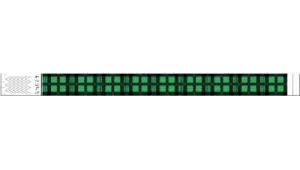 3/4" Tyvek® Wristbands - Plaid