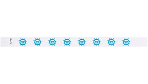 3/4" Tyvek® Wristbands - Suns