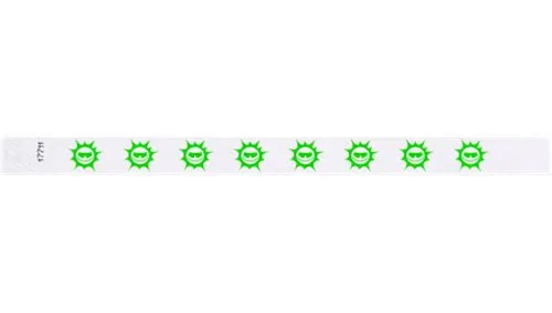 3/4" Tyvek® Wristbands - Suns