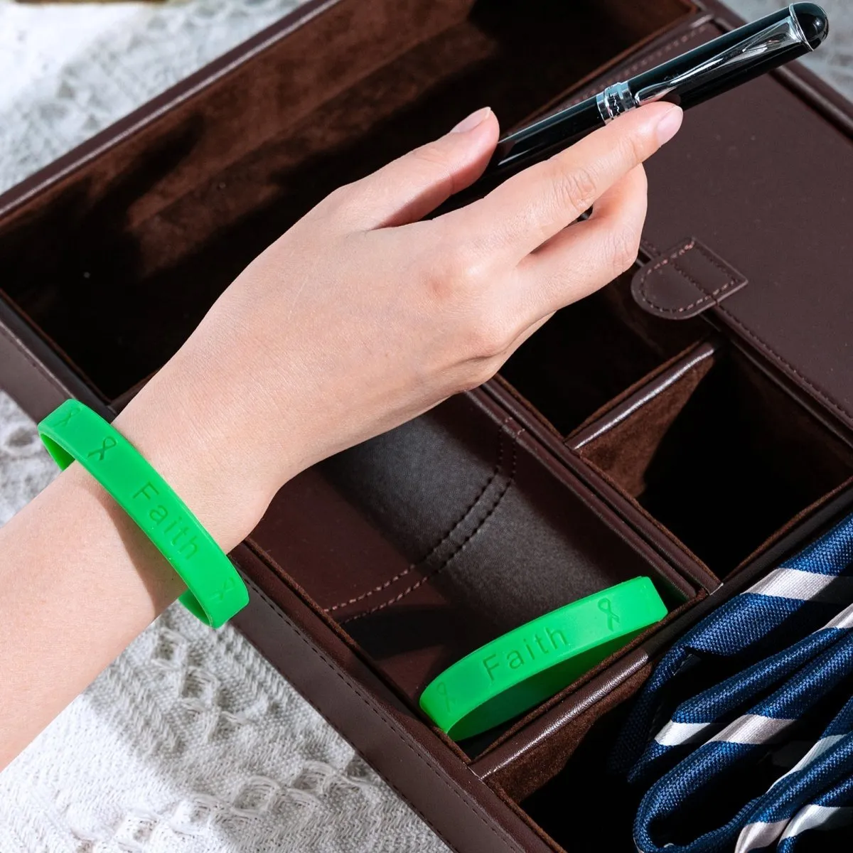 Adult Cerebral Palsy Awareness Silicone Bracelet Wristbands