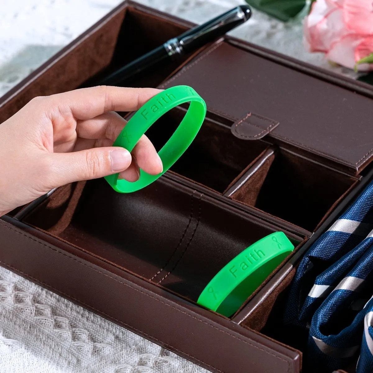 Adult Cerebral Palsy Awareness Silicone Bracelet Wristbands