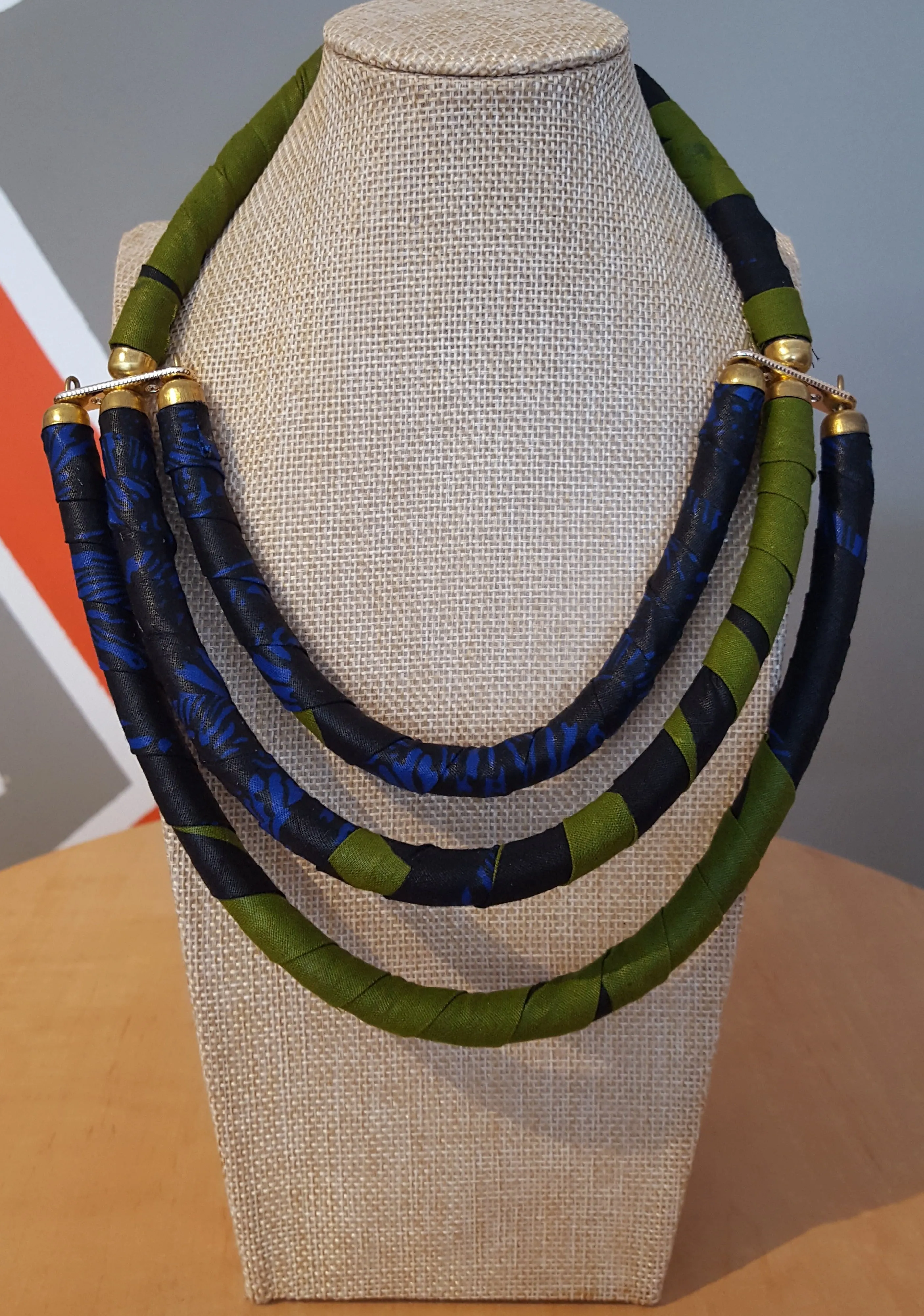 Ankara 3-Row Necklaces