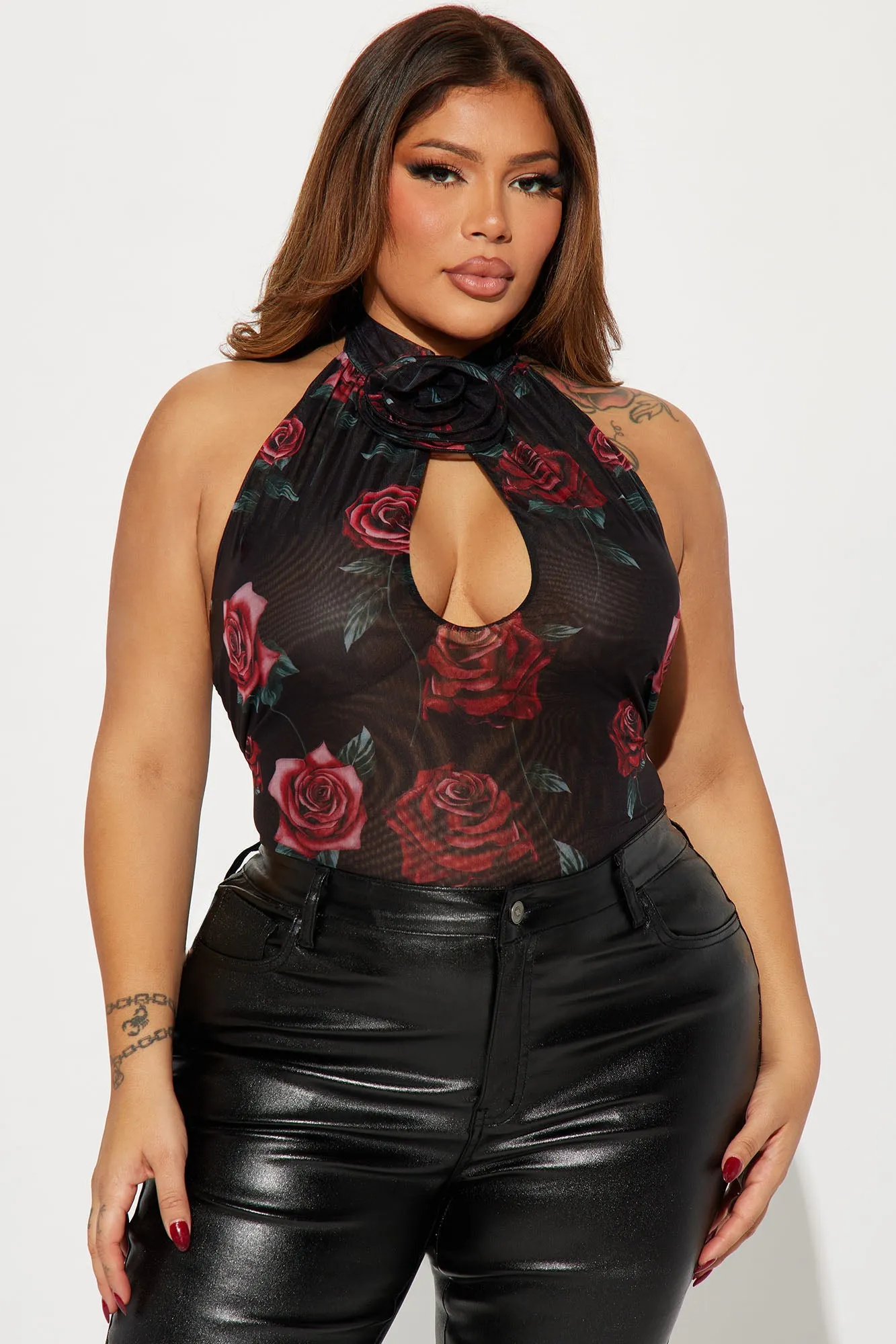As I Please Bodysuit - Black/combo