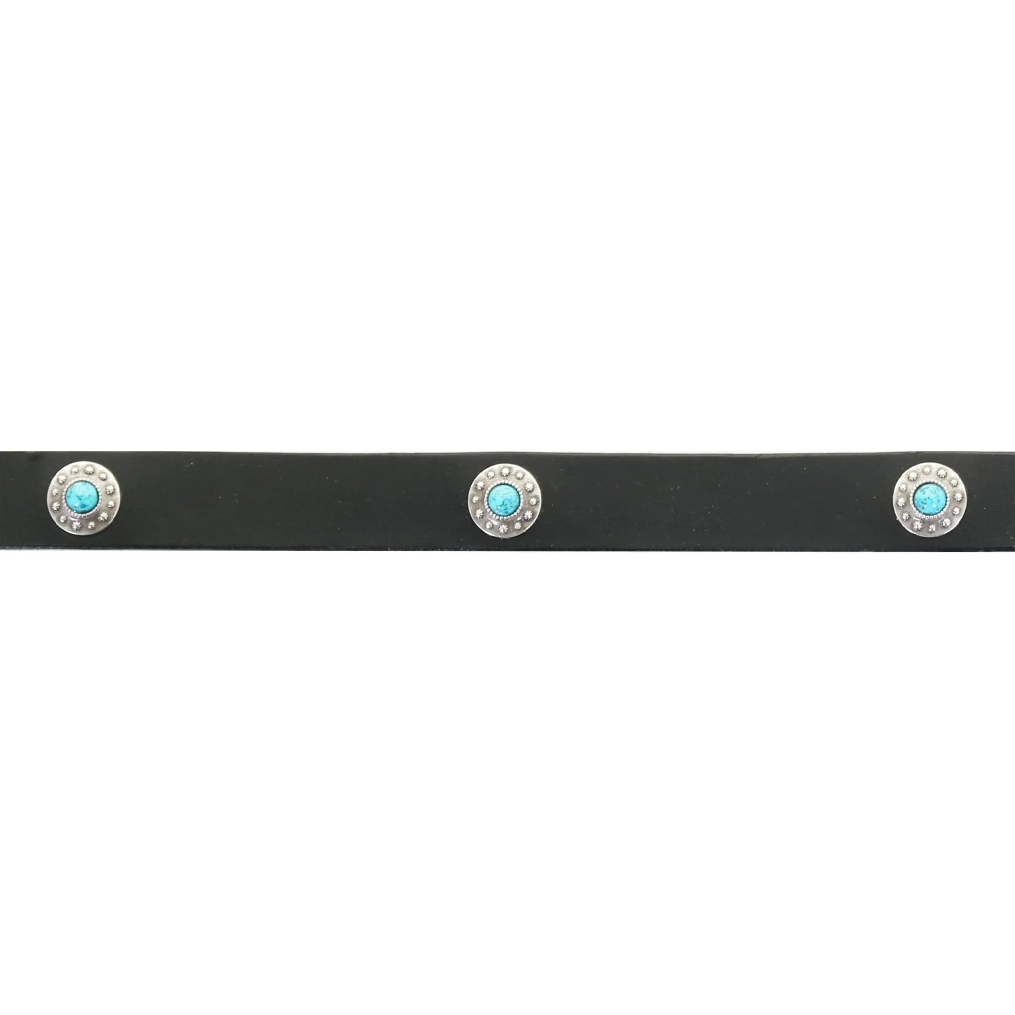 B1182 - Black Harness Leather Belt