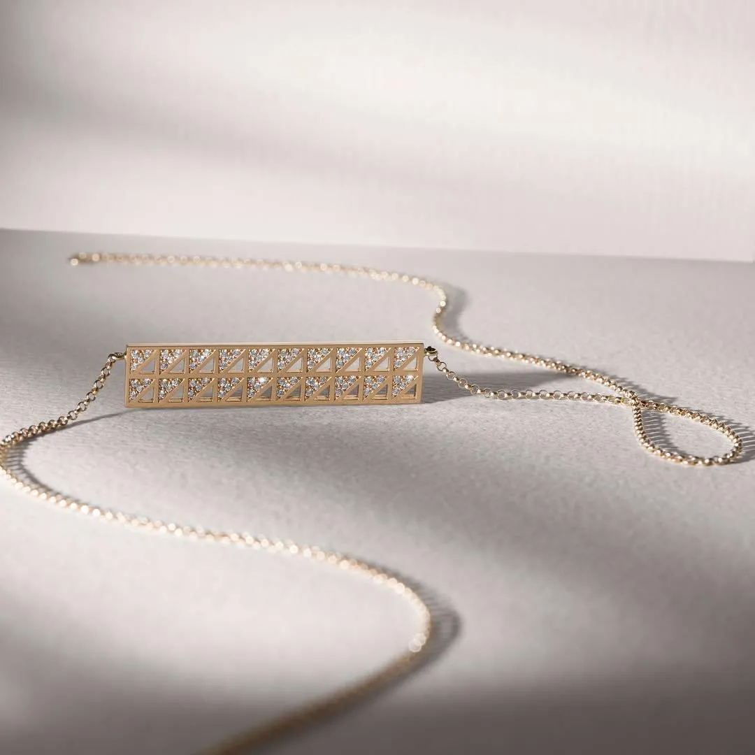 BAR DIAMOND NECKLACE