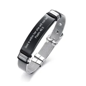 Bible Verse Bracelet <br> Psalm 46:5