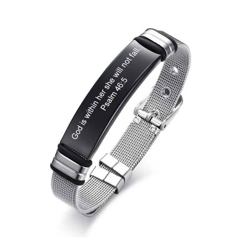 Bible Verse Bracelet <br> Psalm 46:5