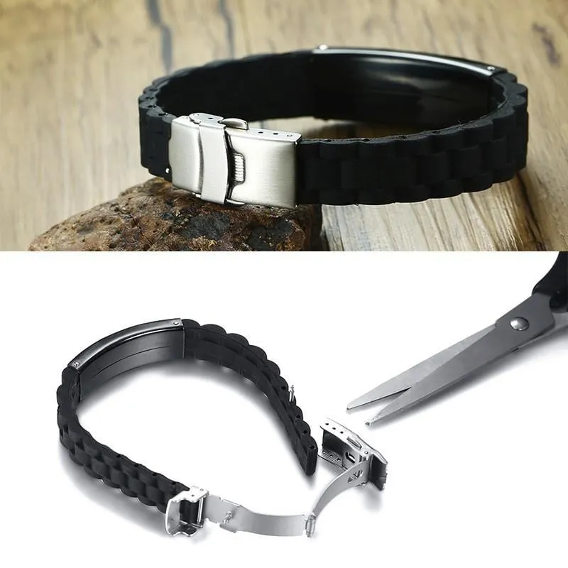Bible Verse Bracelet <br> The One Whom My Soul Loves (Silicone)