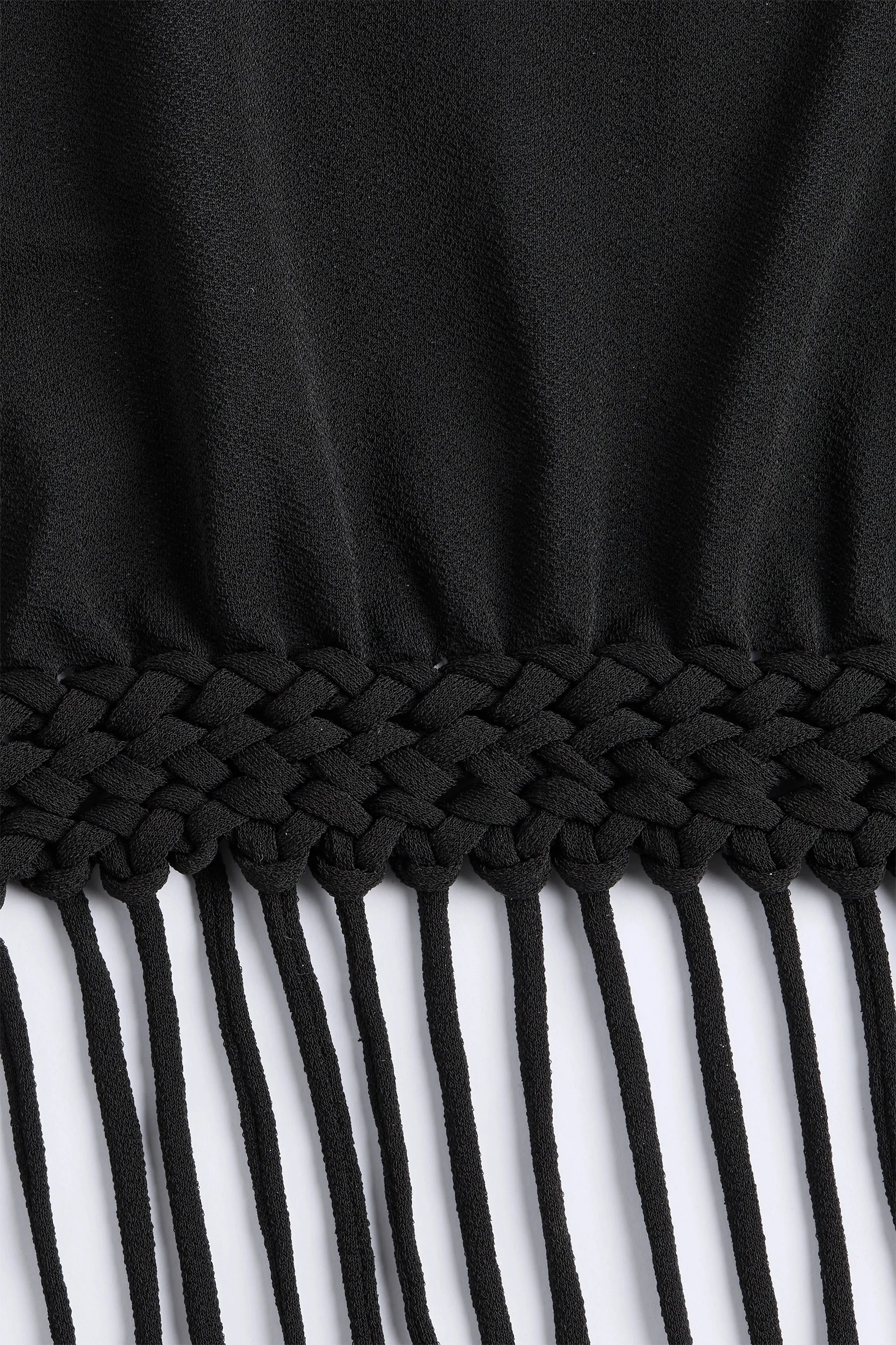 Bijou Asymmetric Dress Black