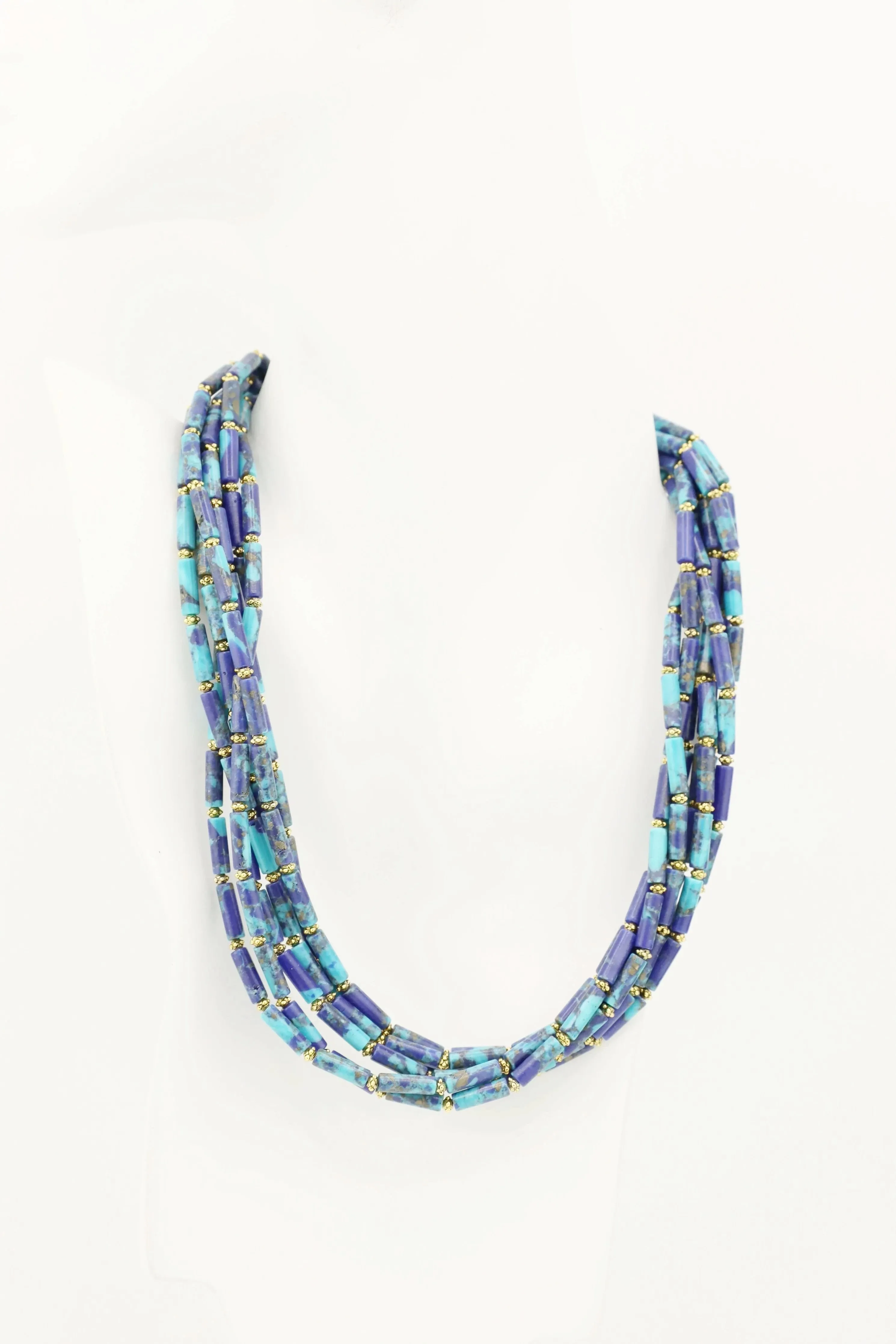 Blue Swirl Necklace