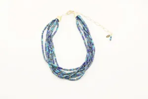Blue Swirl Necklace