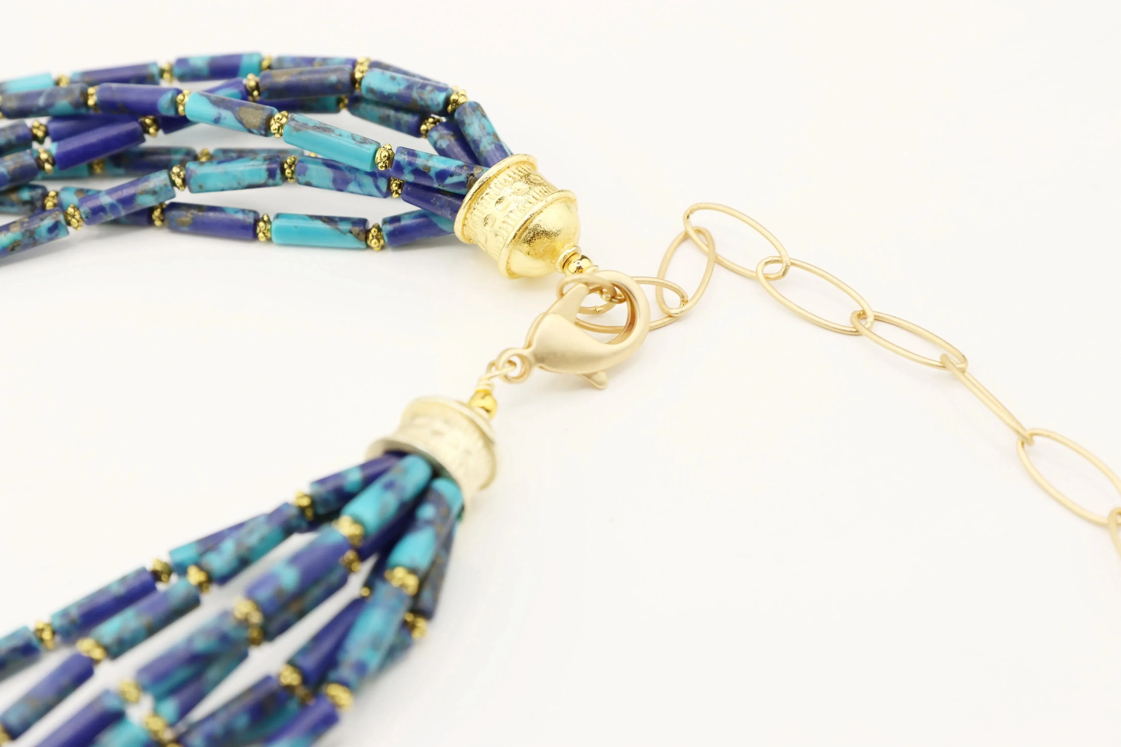 Blue Swirl Necklace