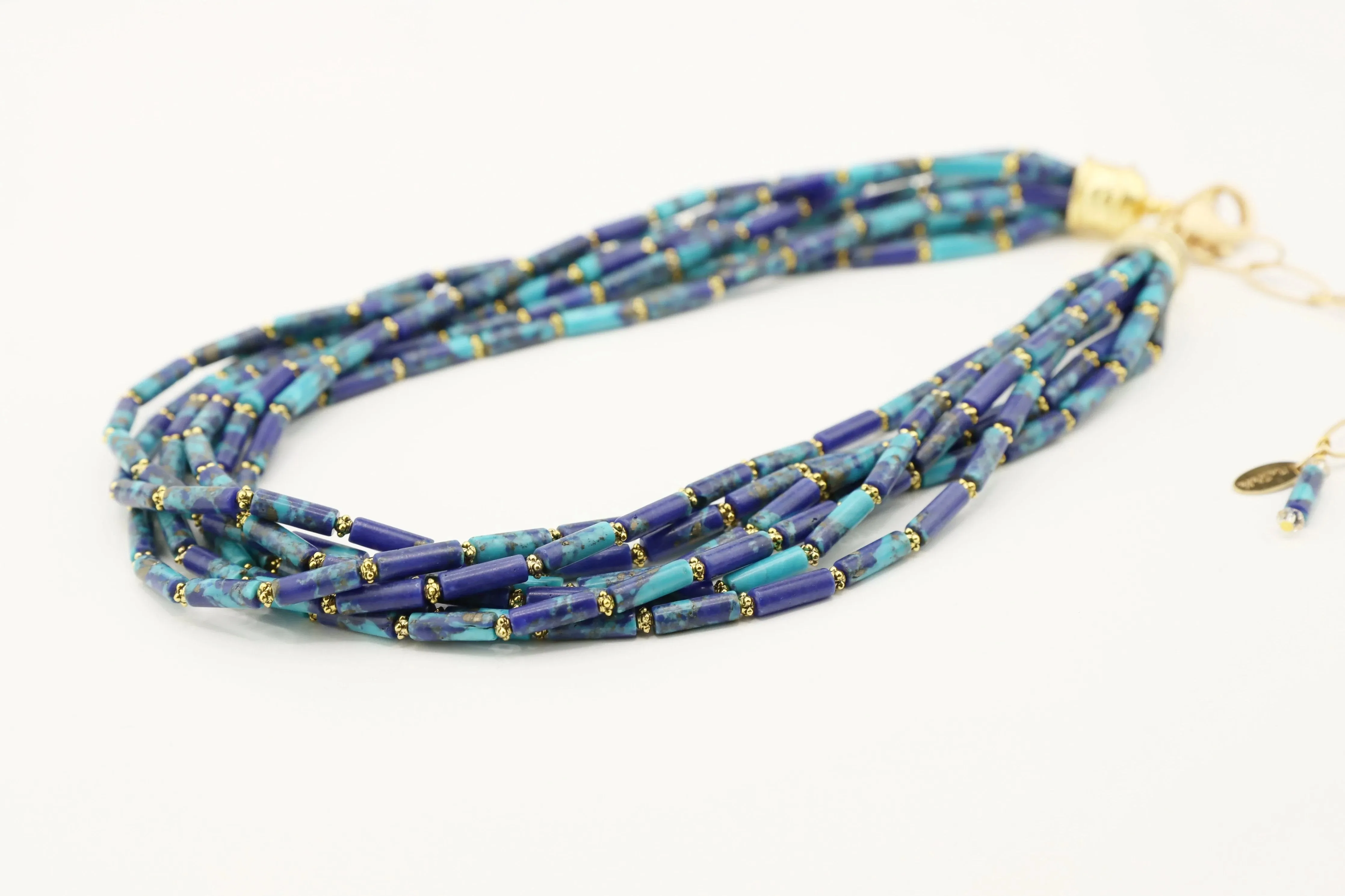 Blue Swirl Necklace