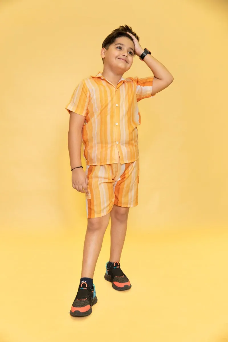Boy & Girl “Popp”-ins Orange Candy Twinning Set Duo