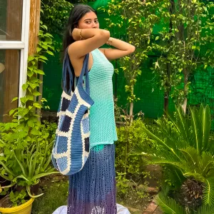 Cara Tote Bag – Handknitted Eco-Friendly Crochet Tote for Women | Timeless Design