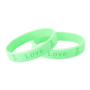 Celiac Disease Light Green Silicone Bracelet Wristbands