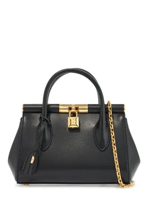 Chain-Detail Calfskin Bag