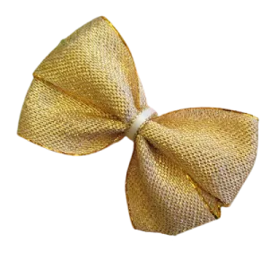 Cherish Hair Bow - Golden Glitz