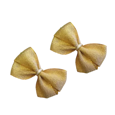 Cherish Hair Bow - Golden Glitz