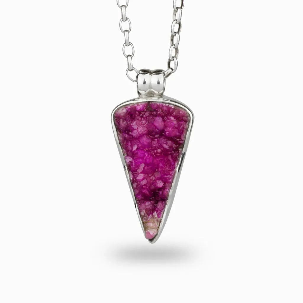 Cobaltian Calcite Necklace
