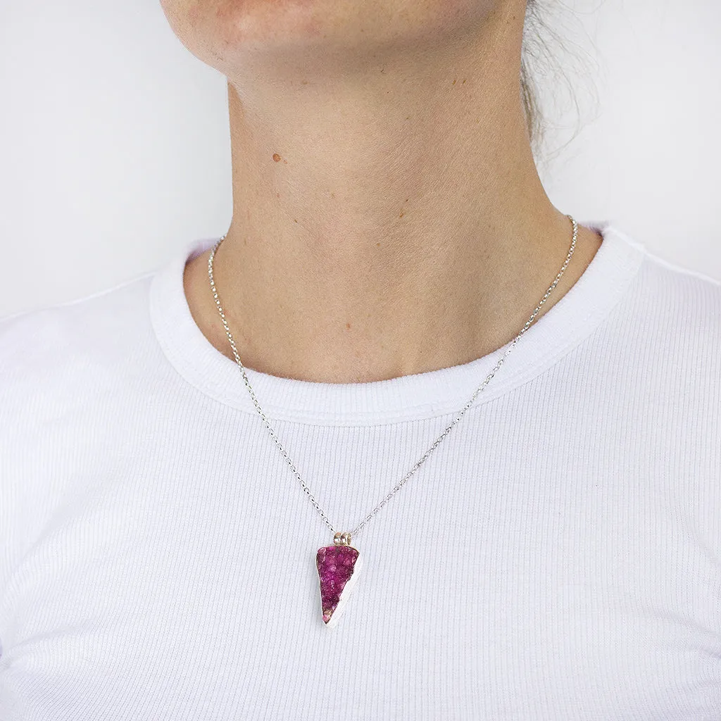 Cobaltian Calcite Necklace