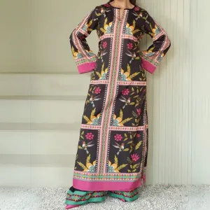 Crepe Fabric Printed Coord Set J5983