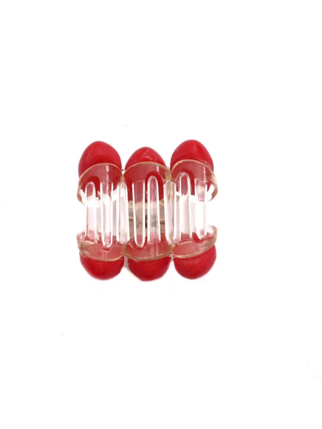 Cute Triple Strawberry Hair Claw Clip– Red