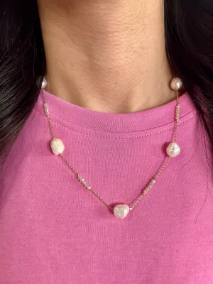 DAMON PINK NECKLACE