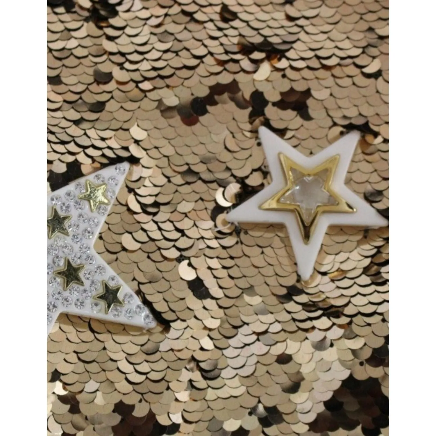 Dolce & Gabbana Exquisite Gold Sequined Star Sheath Dress