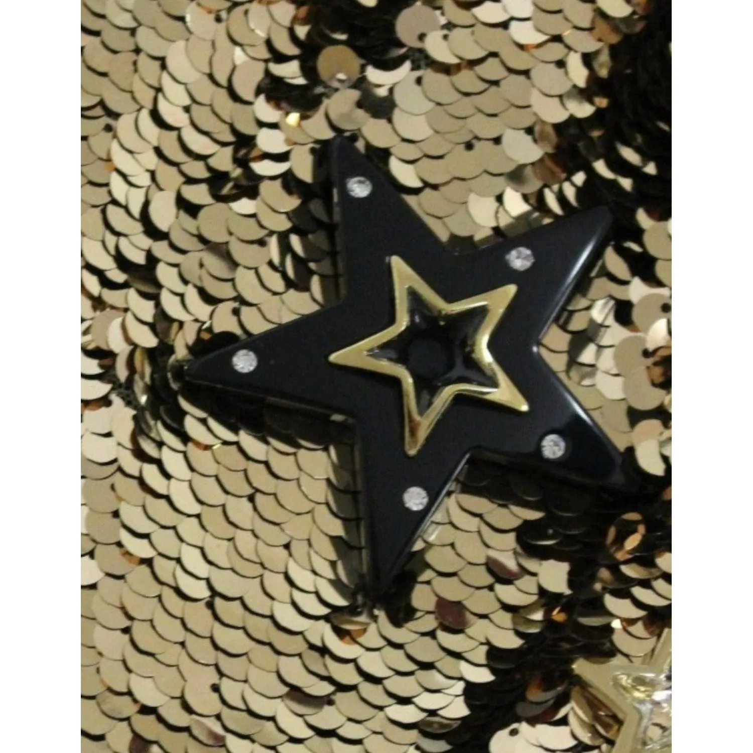 Dolce & Gabbana Exquisite Gold Sequined Star Sheath Dress