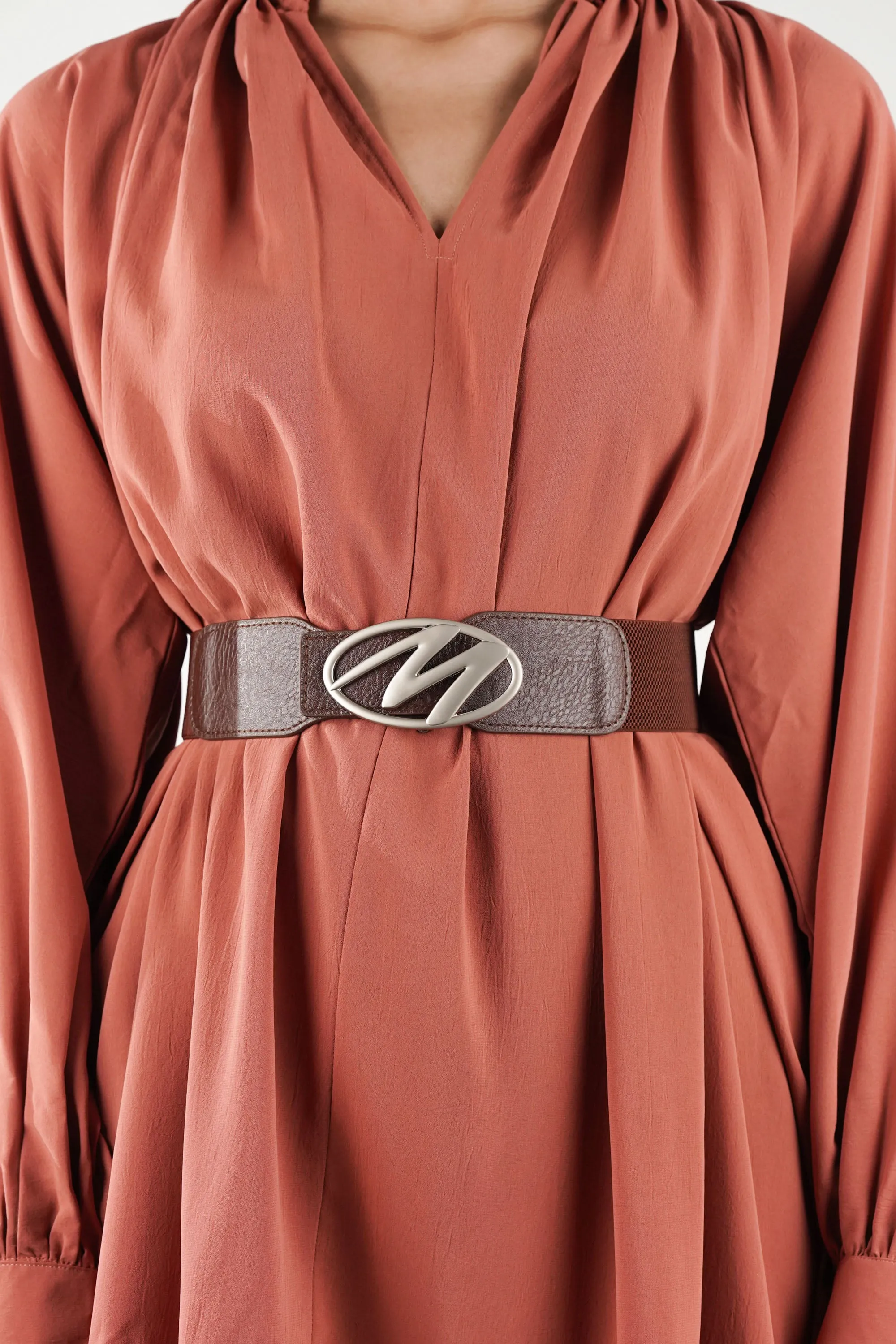 Essence Brown Elastic Belt