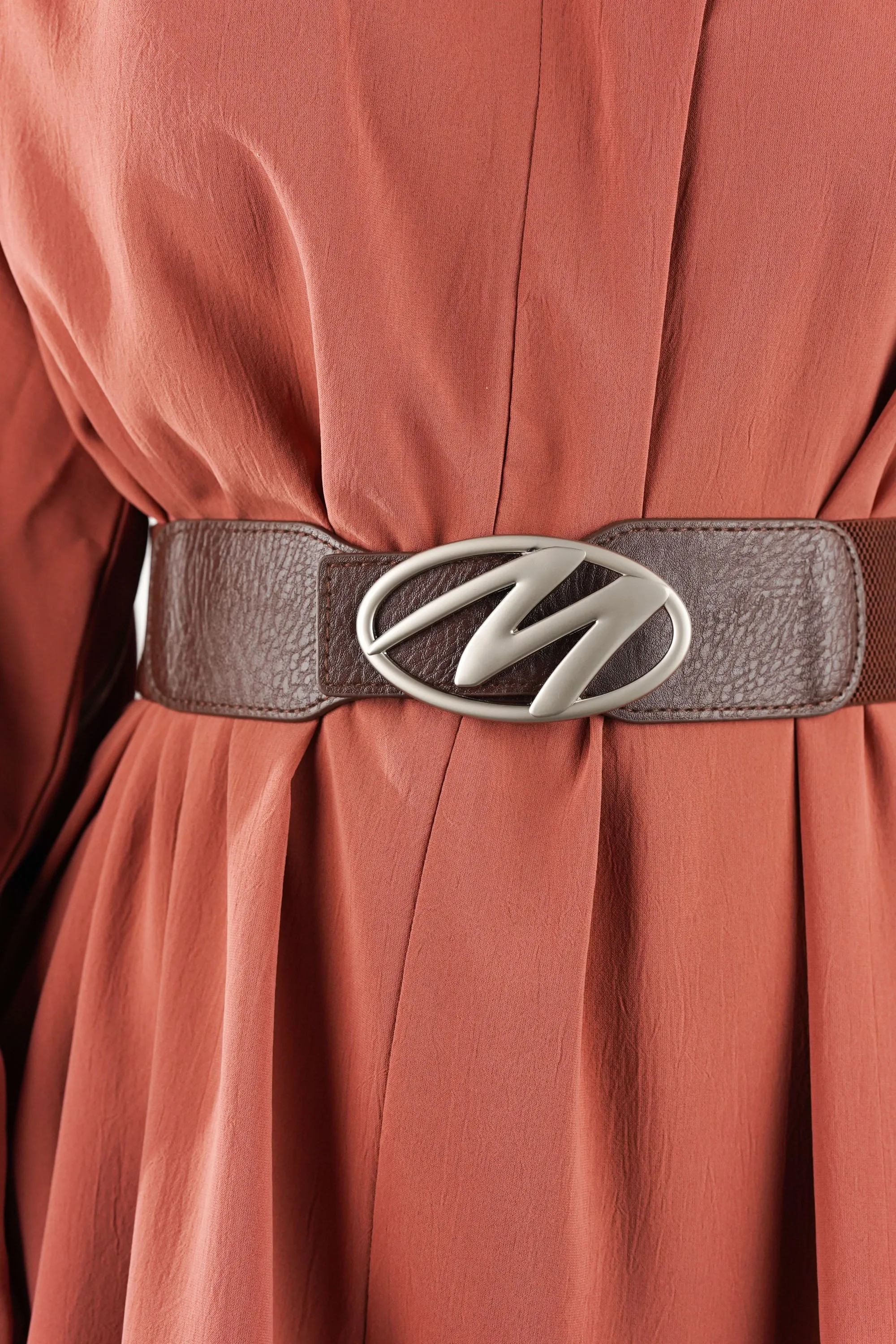 Essence Brown Elastic Belt