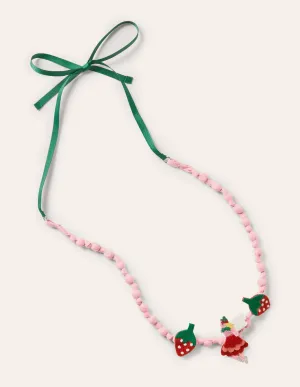 Fabric Necklace-Multi Fairy