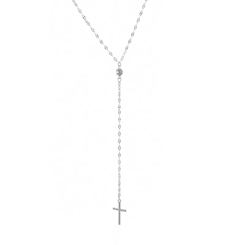 Fashion Personality Simple Item Ornaments Retro Cross Diamonds