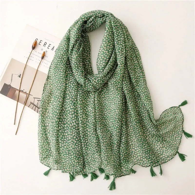 Fashion Scarf Leopard Printing Tassel Travel Sunscreen Beach Towel Shawl
