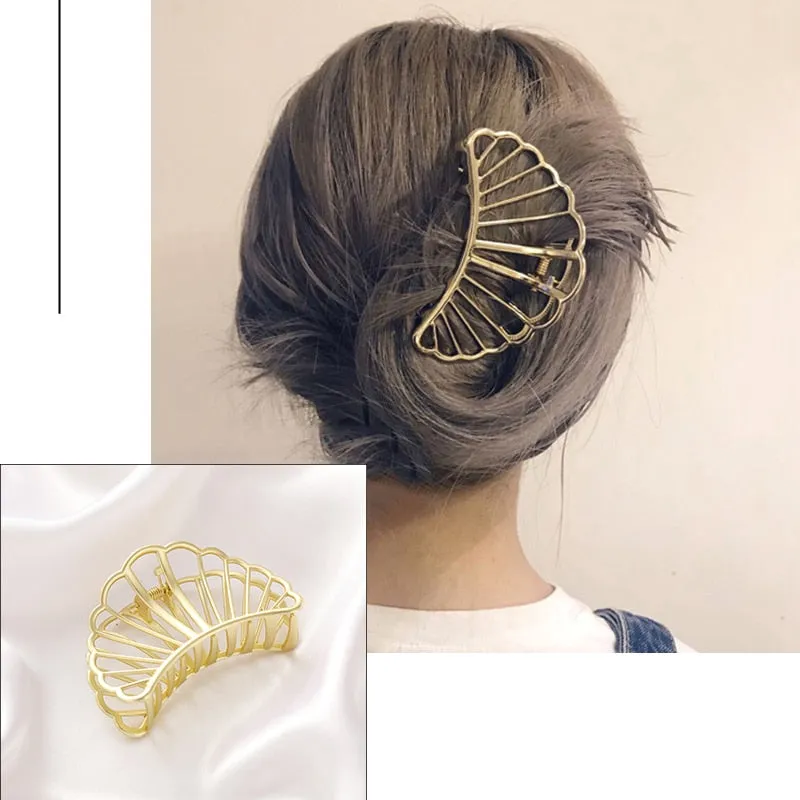 Golden Butterfly Claw- Vintage Hairpin