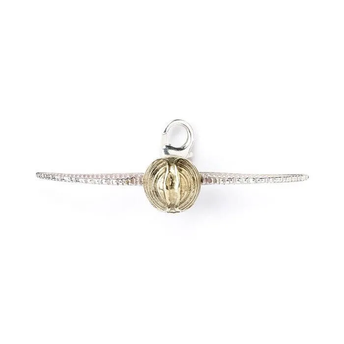 Golden Snitch Sterling Silver Clip on Charm