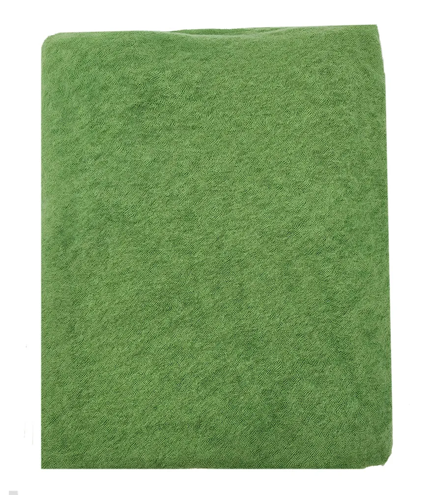 Grass Green Small Cashmere Plain Scarf