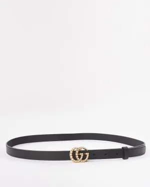 Gucci Marmont GG Pearl Logo Thin Belt - 95/38