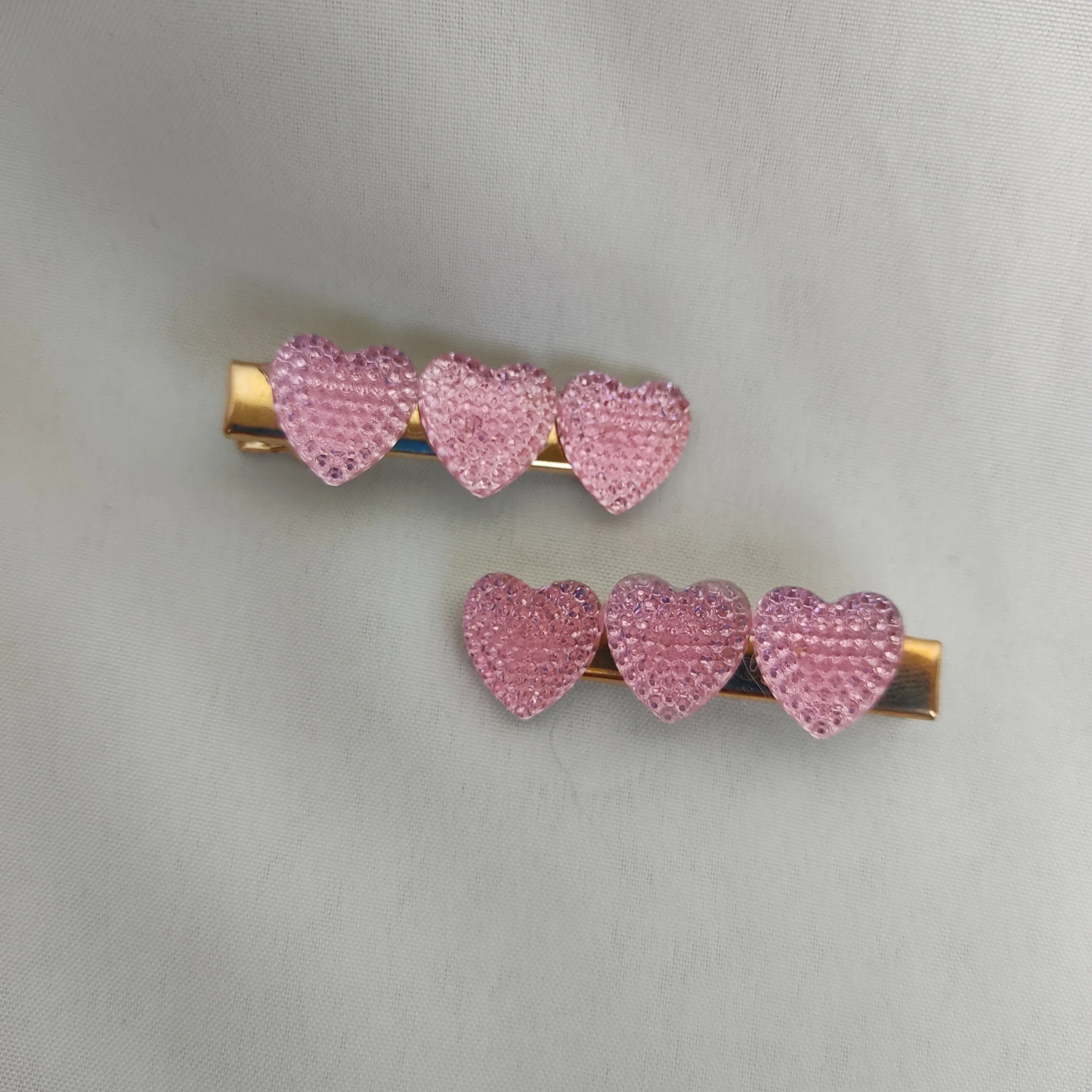Heart Hair Clips (Set of 2)