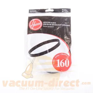 Hoover Style 160 Windtunnel Upright Vacuum Flat Belt 2 Pack