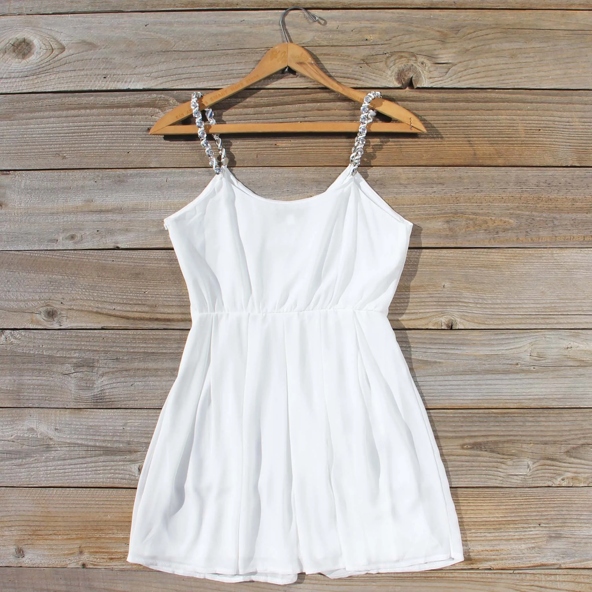 Jewel Tide Dress in White