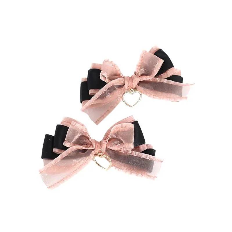 Jirai Kei Black Pink Headband Hat Hair Accessories