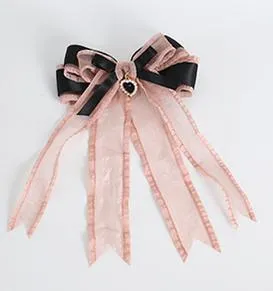 Jirai Kei Black Pink Headband Hat Hair Accessories