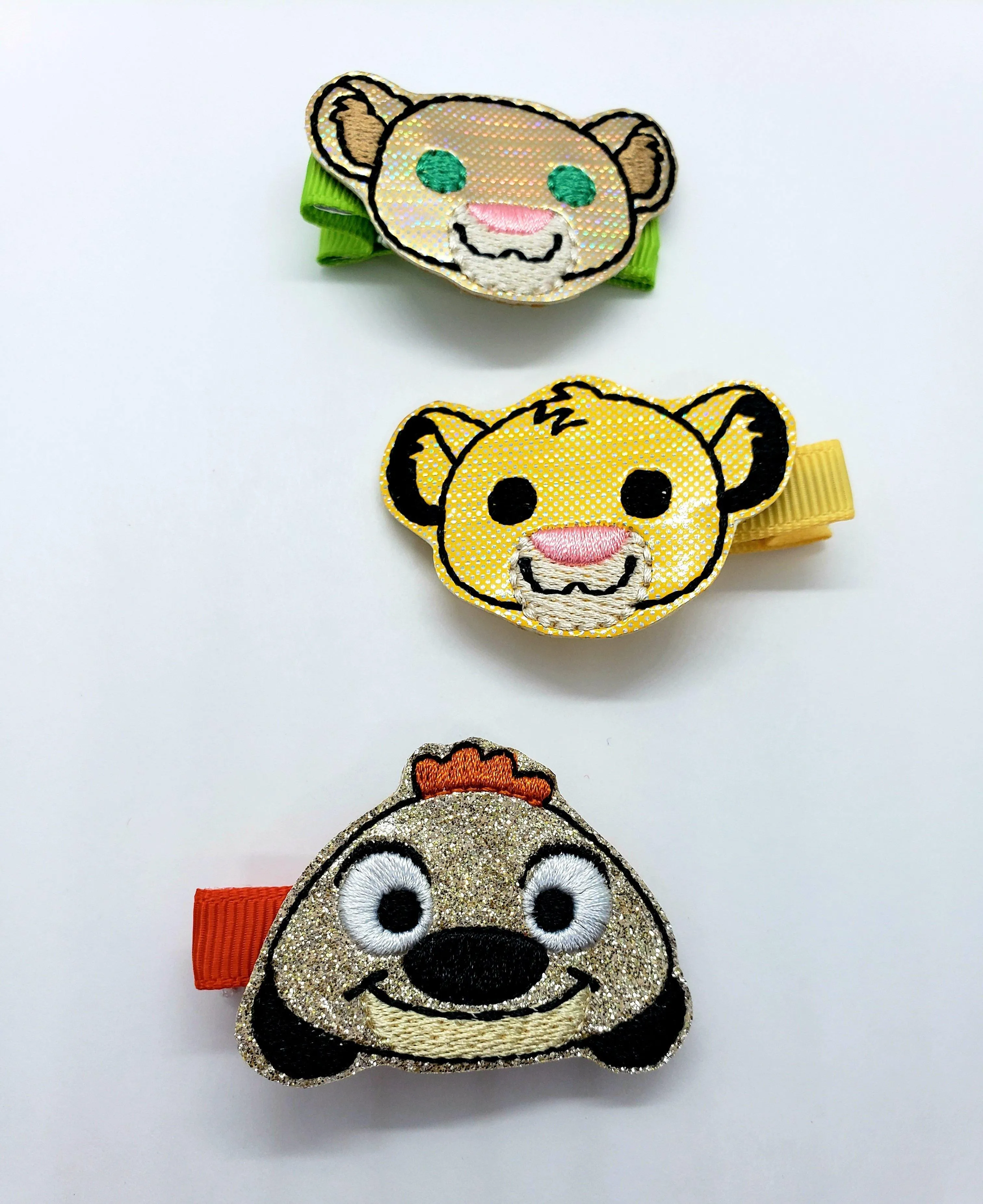 Jungle Friends Hair Clip Set