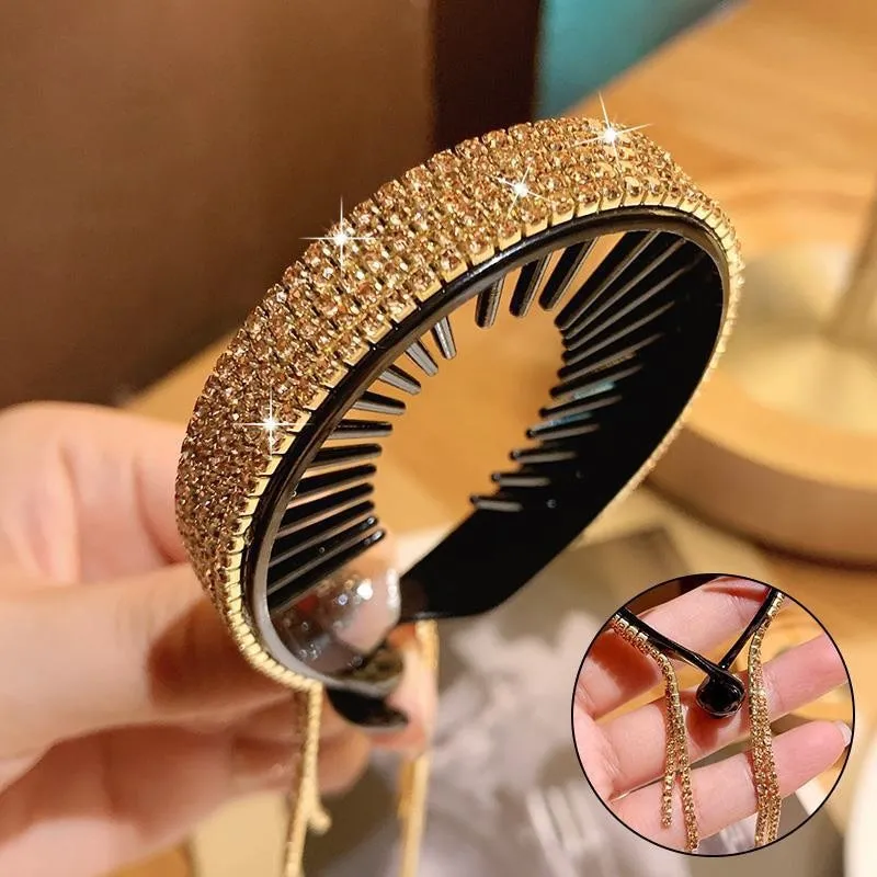 Korean Pearl Tassel Hair Claw