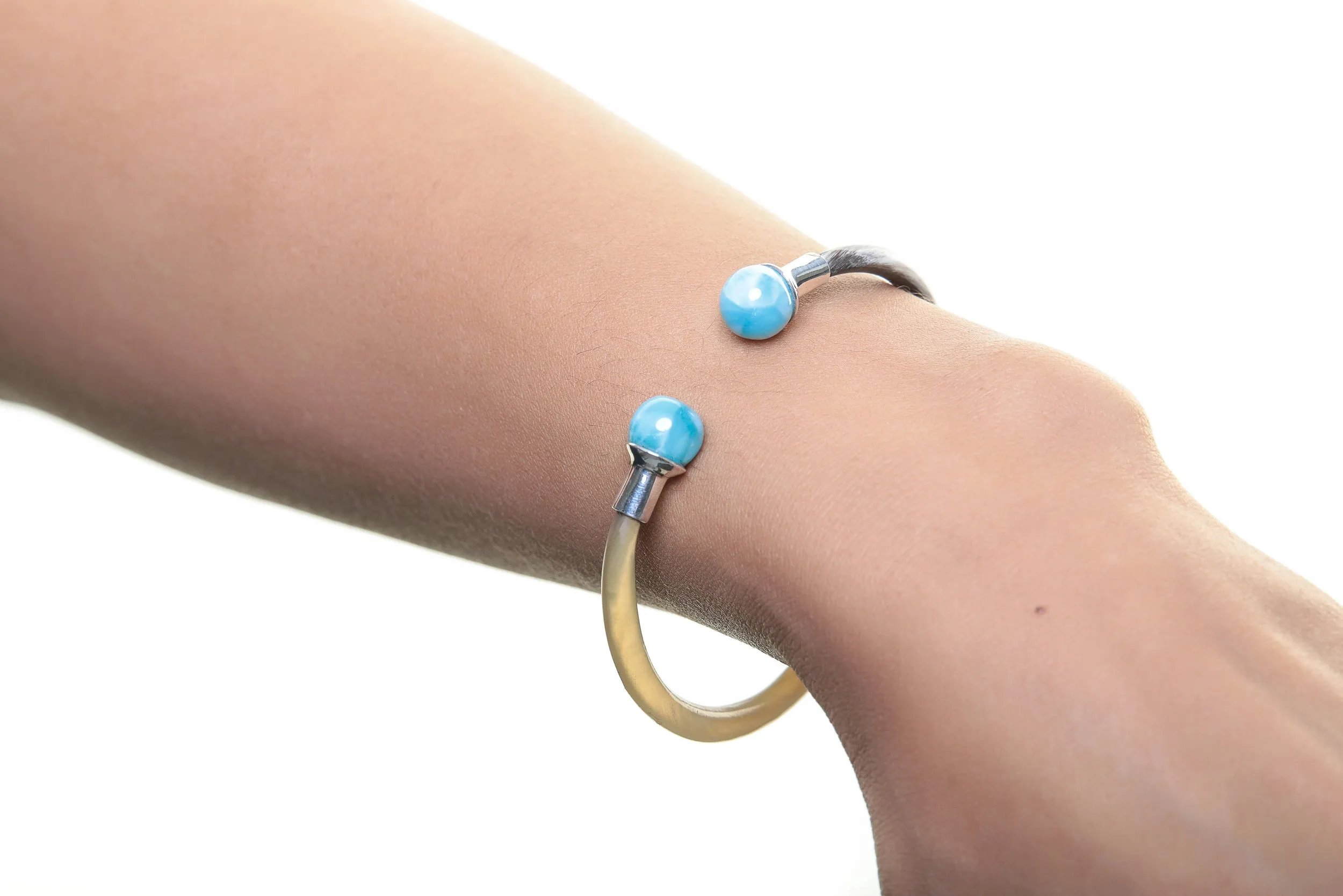 Larimar Cuff Bracelet, Moo